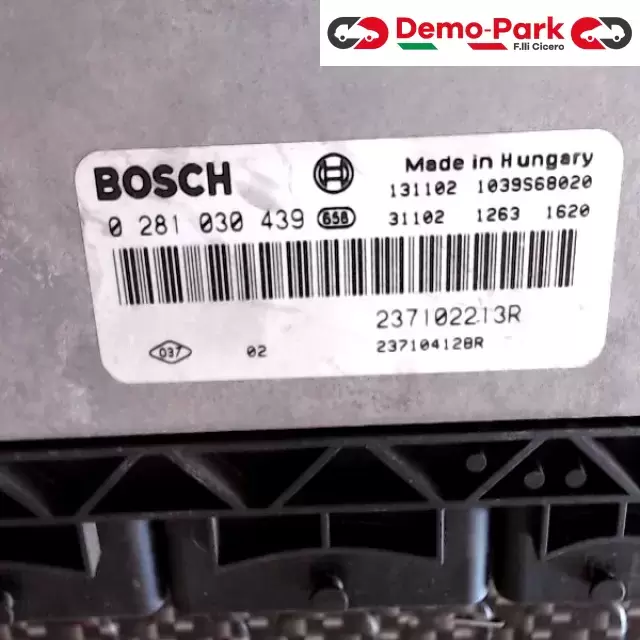 CENTRALINA MOTORE Renault CLIO - IV SERIE - 1.5 DCI BOSCH 0 281 030 439   237102213R 1