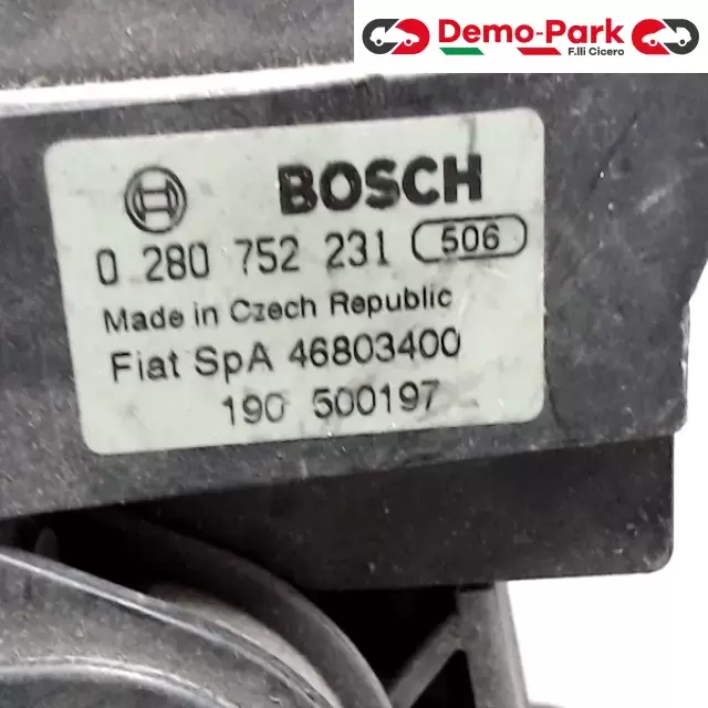 PEDALE ACCELERATORE  Lancia LYBRA - 2.4 JTD BOSCH 0 280 752 231  1
