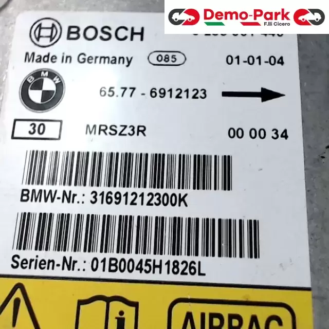 CENTRALINA AIRBAG Bmw 320 - E46  1