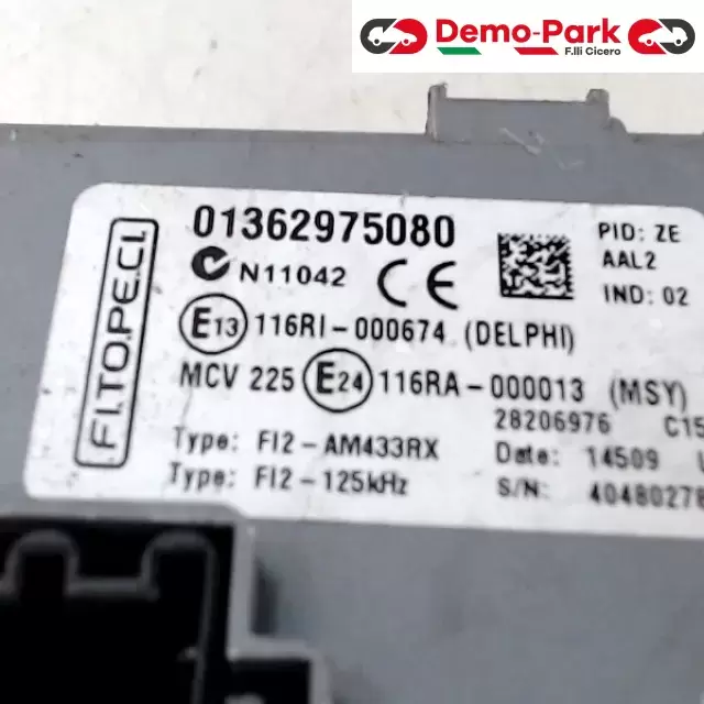 BODY COMPUTER Fiat FIORINO - 1.3 Mjet 01362975080 1