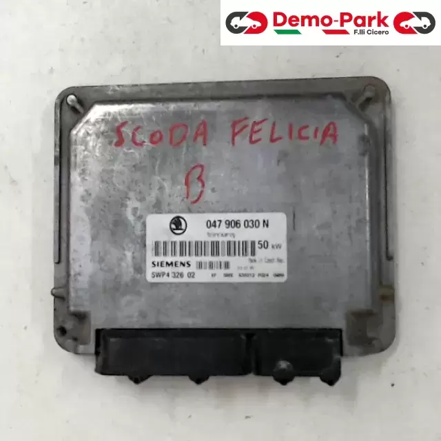 CENTRALINA MOTORE Skoda FELICIA - 1.3 SIEMENS 5WP4326 02    047 906 030 N 0