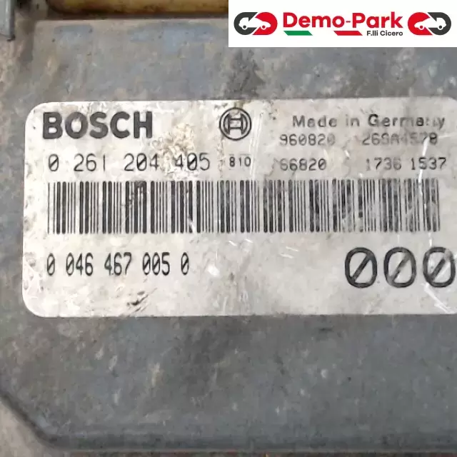 CENTRALINA MOTORE Fiat BRAVO - 1.4 BOSCH 0 261 204 405    0 046 467 005 0 1