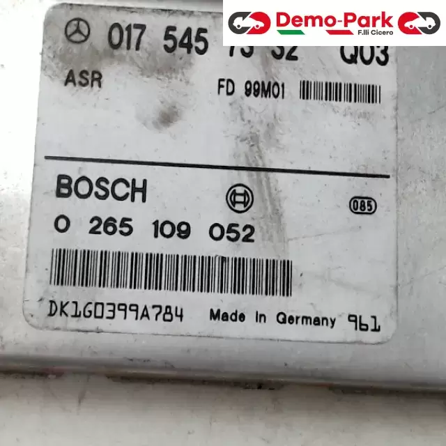 CENTRALINA ASR Mercedes-benz CLASSE E - 250 TD 0175457332 Q03 / BOSCH 0265109052 1
