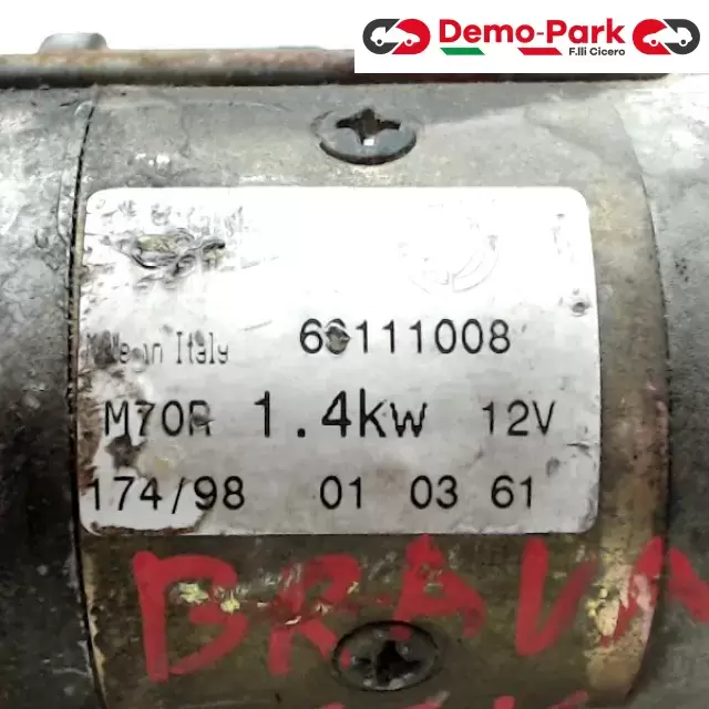 MOTORINO AVVIAMENTO Fiat BRAVA - 1.6  1