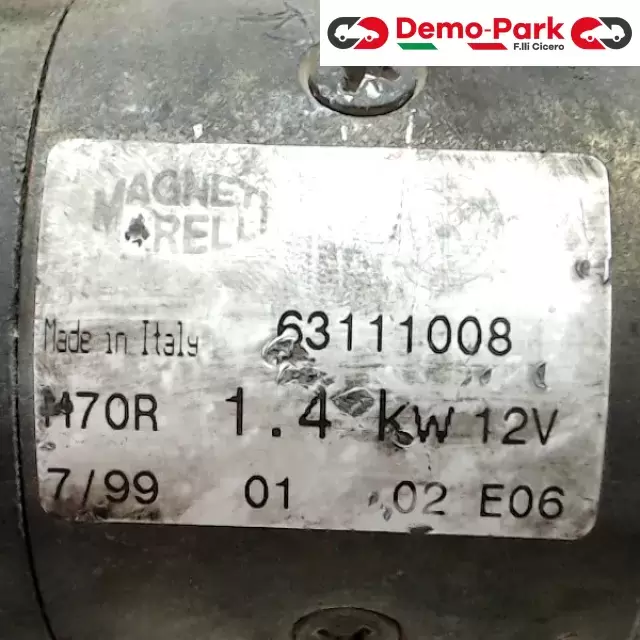 MOTORINO AVVIAMENTO Fiat MULTIPLA - 1.6 16v  1