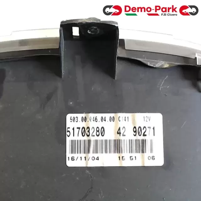 QUADRO STRUMENTI 51703280 Fiat PUNTO III SERIE - 1.3 Mjet  1