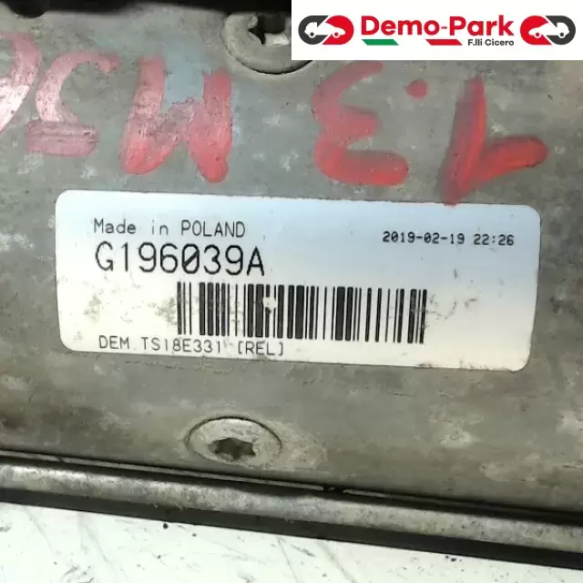 MOTORINO D'AVVIAMENTO OPEL CORSA Opel CORSA - 1.3 Mjet G196039A 2