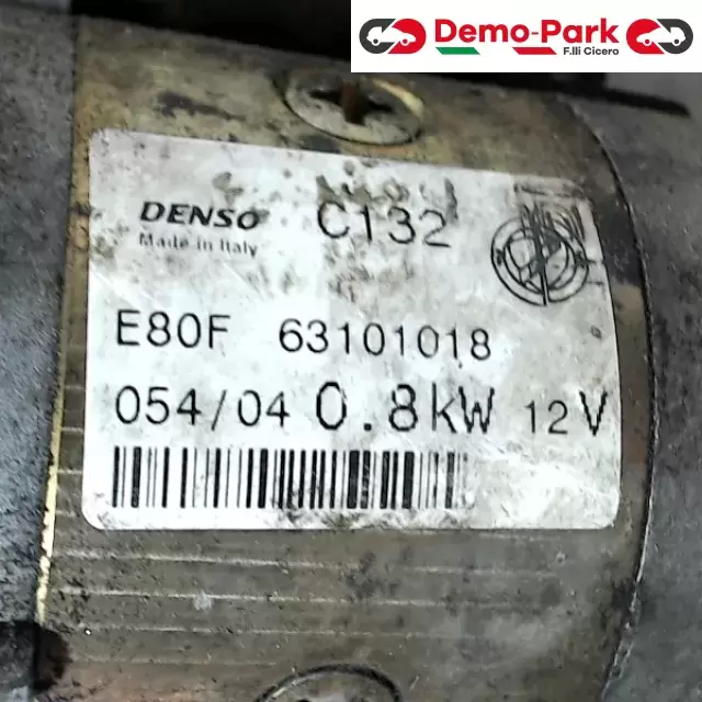 MOTORINO D'AVVIAMENTO FIAT PUNTO  Fiat punto 1.2 63101018 2