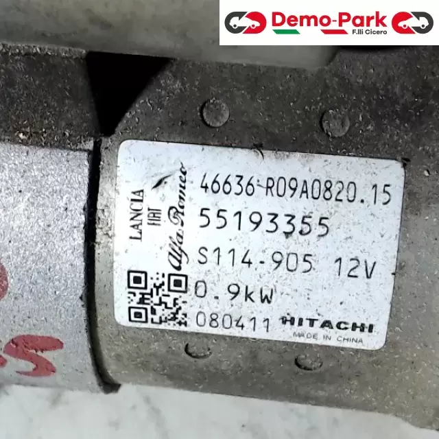 MOTORINO D'AVVIAMENTO FIAT 500 Fiat 500 55193355 2