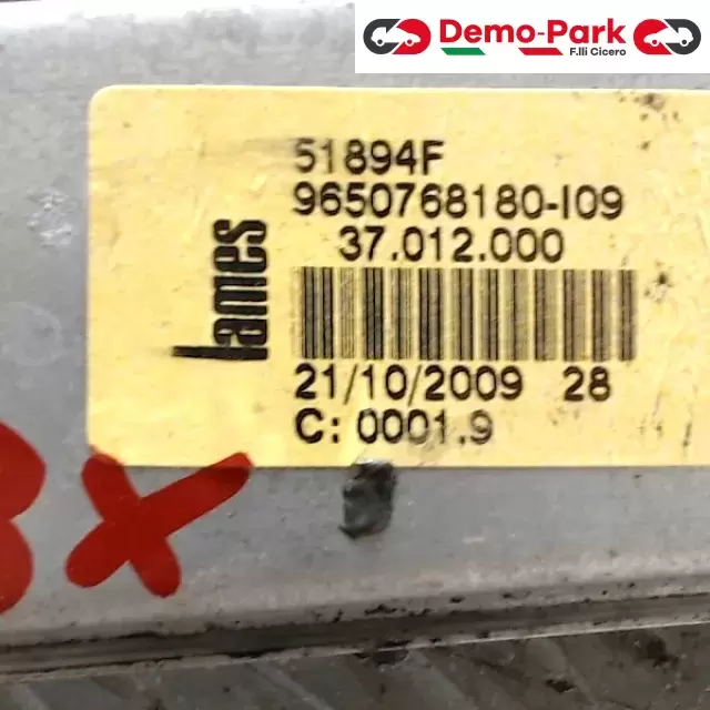 ALZAVETRO POST SX 207 Peugeot 207 51894F 1