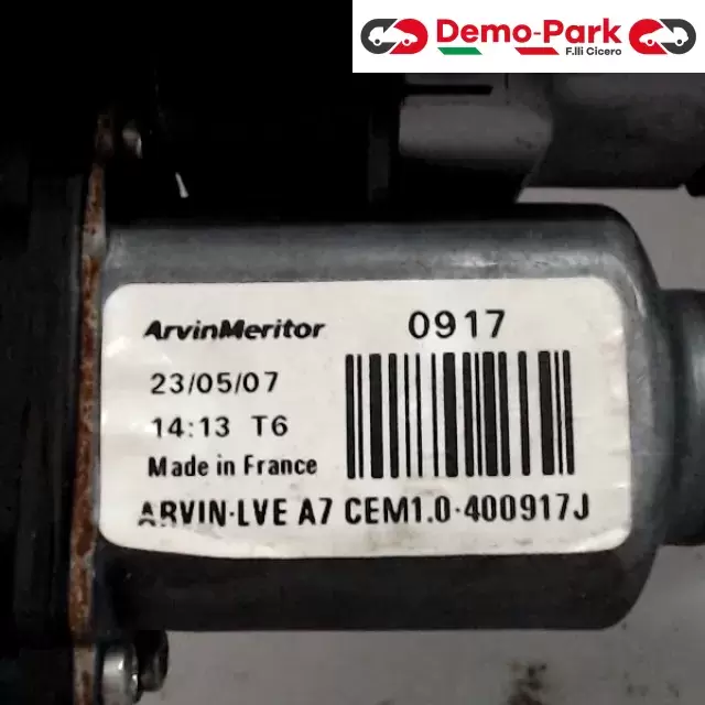 ALZAVETRO ANTERIORE SX Peugeot 207 400917J 2