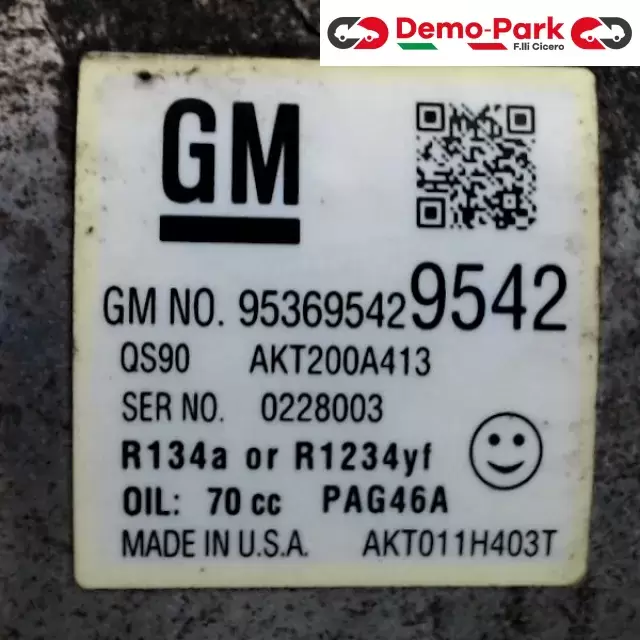 COMPRESSORE ARIA CONDIZIONATA Opel MOKKA - 1.7 CDI 953695429542 3