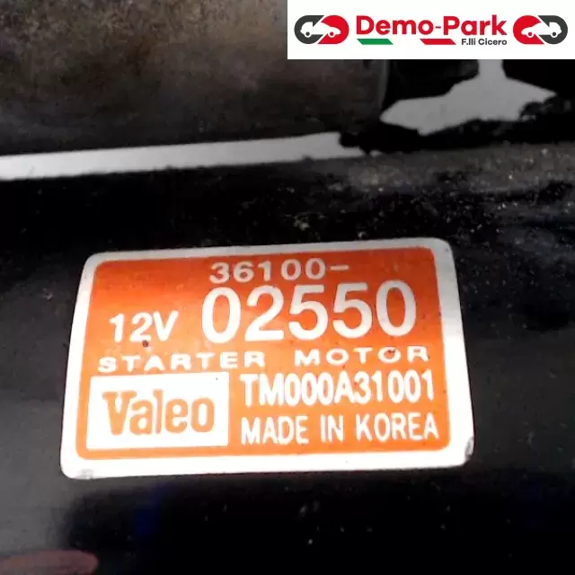 MOTORINO D'AVVIAMNETO Hyundai ATOS 1.1 36100-02550 3