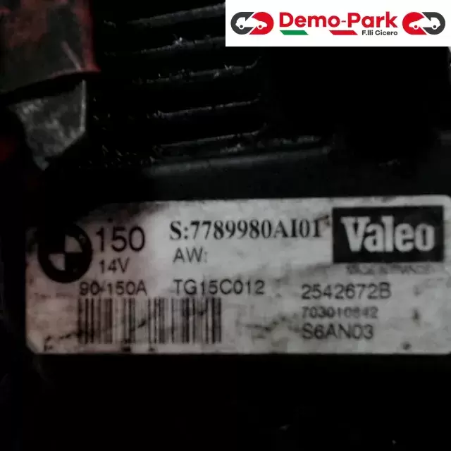 ALTERNATORE 90/150A Bmw 320 - E46 7789980AI01 3