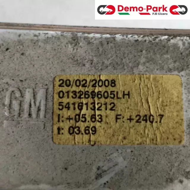 ALZAVETRO ANT. SX 3PORTE Opel CORSA D 3P 541613212 / 013269605LH 2